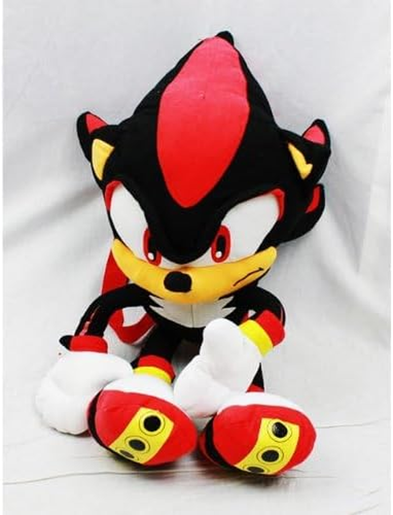 Sonic the Hedgehog Doll Plush Backpack - Shadow Backpack Black (24 Inch)