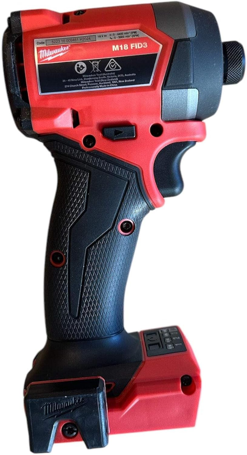 Milwaukee M18FID3-0 GEN-4 18V Fuel&trade; 1/4" Hex Impact Driver Skin Only (No Battery/Charger, in Plain Packaging).