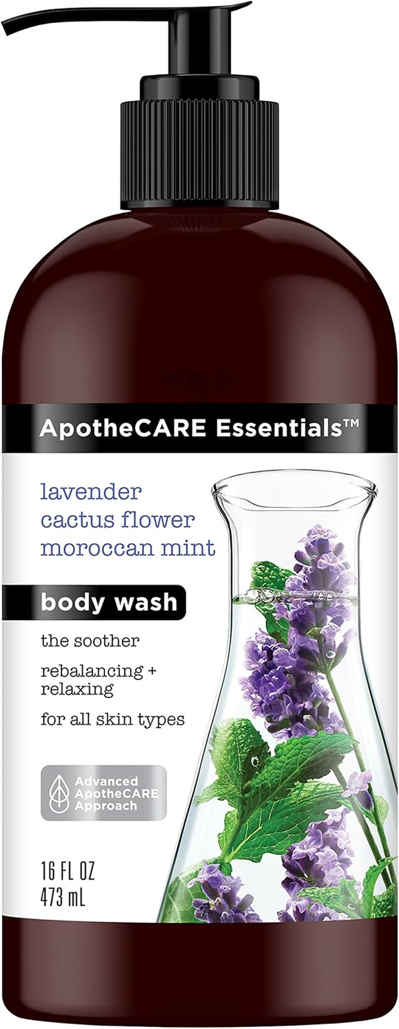 Apothecare Essentials the Nourisher Body Wash, Vanilla, Argan Oil, Sweet Almond, 16 Oz image number 5