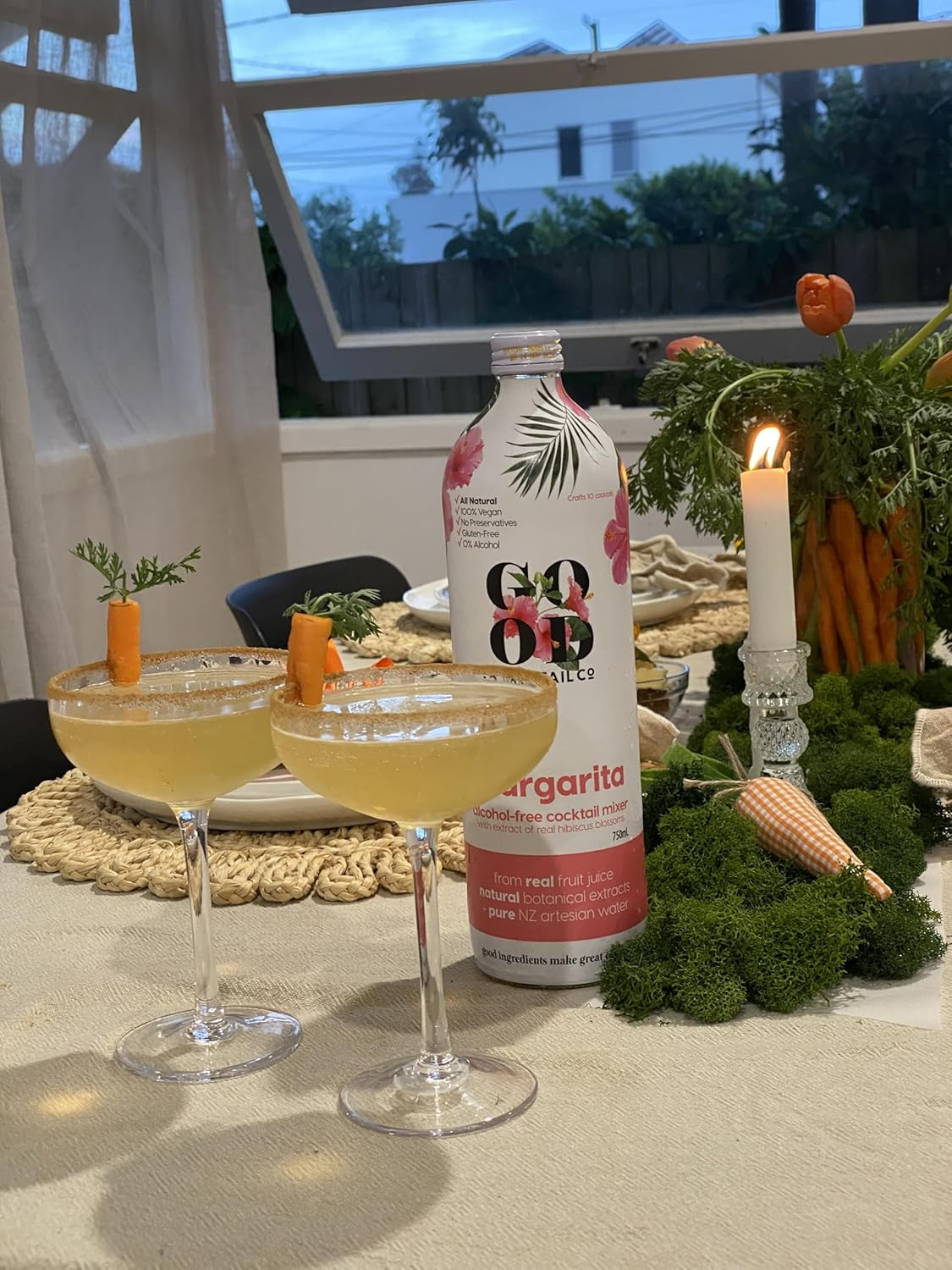 Good Cocktail Co Margarita Alcohol-Free Cocktail Mixer 750 Ml (Pack of 6)