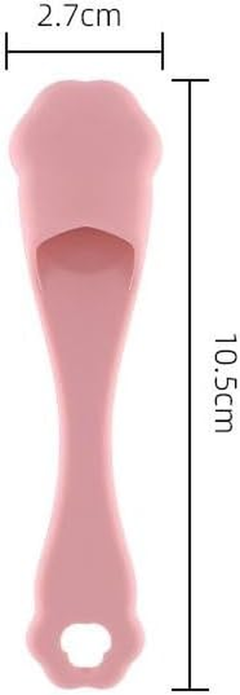 Silicone Face Brush, Clean Pores Blackheads Finger Brush Nose Brush, Facial Skin Cleaner Massage Brush for Facial Cleanser (Purple, One Size) image number 2