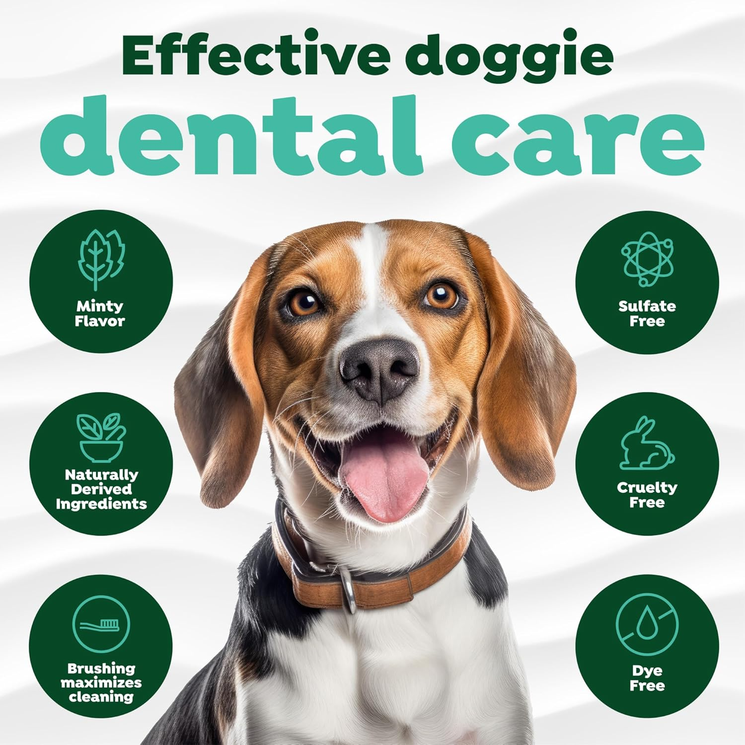 Tropiclean Fresh Breath Oral Care Kit for Small Dogs with Oral Care Gel, Tripleflex Toothbrush and Finger Brush image number 2