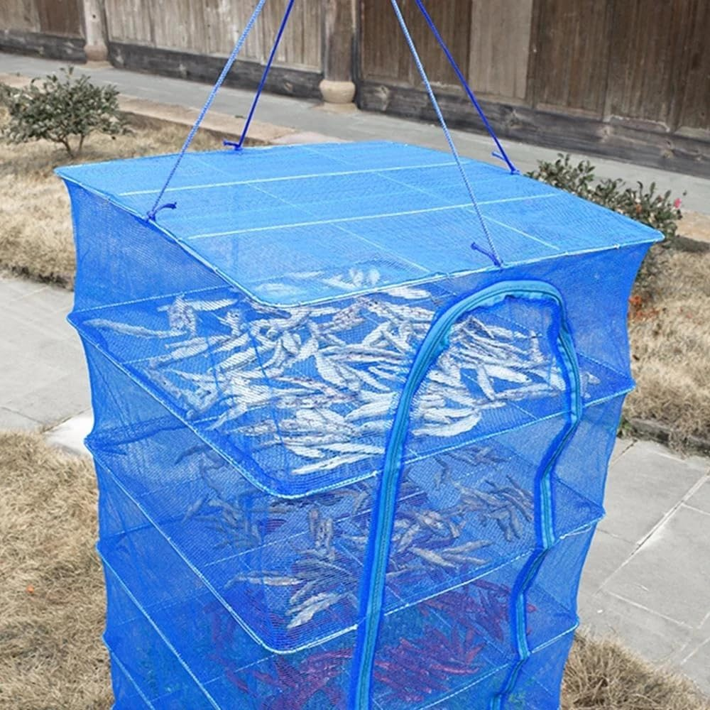 Air Dry Drying Net Vegetable Dehydrator Fruit Meat Fishing Jerky Food Beef Fish3Tier image number 5