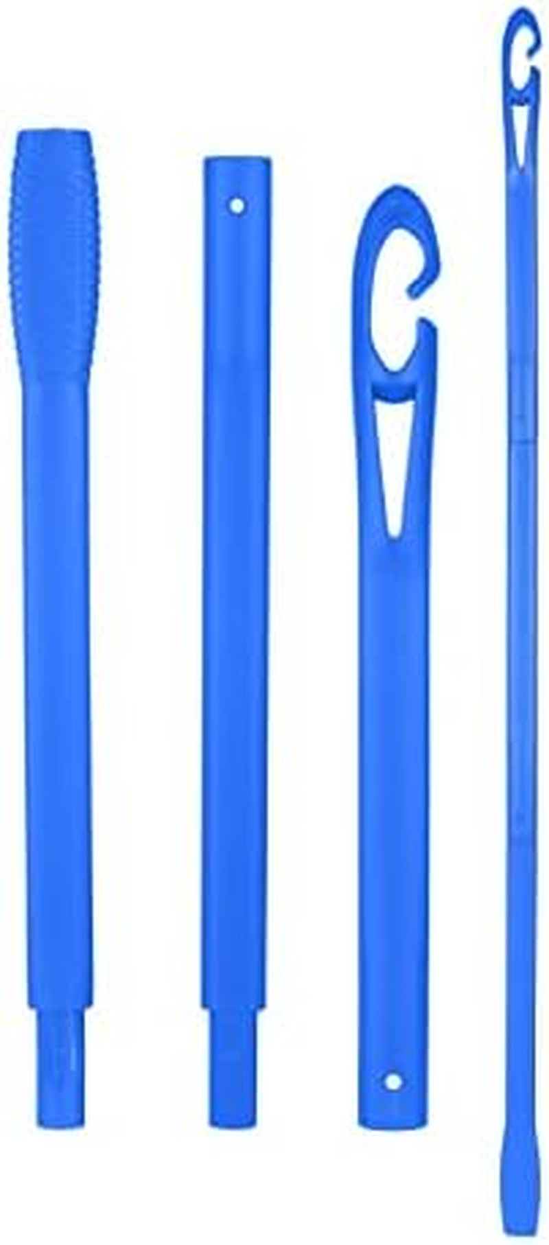 Styling Hook, 20.3 Inch Extended No Heat Hair Curlers Hook Spiral Curls Hook, DIY Hairstyle Styling Hook Tools for Women Girls (Blue) image number 6