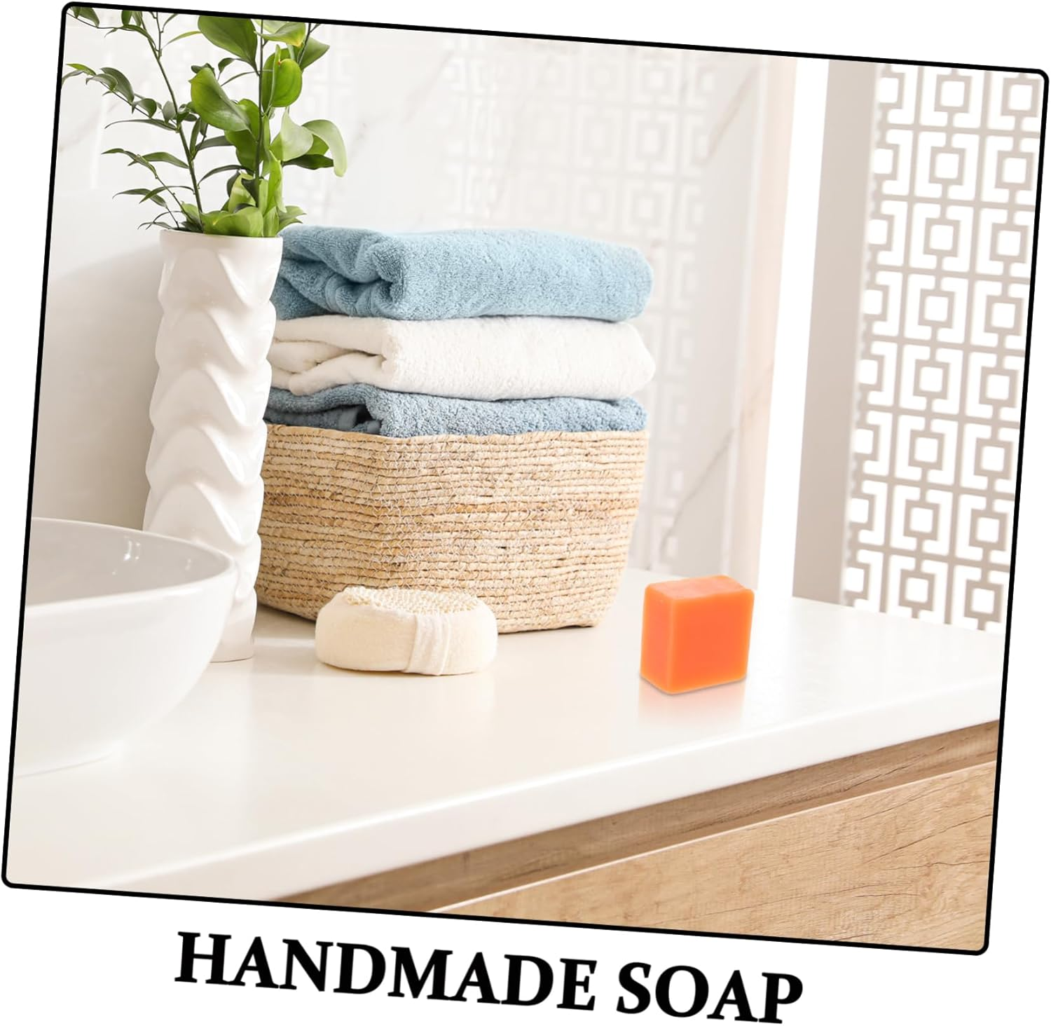 HONITANO 100G Exfoliating Handmade Soap Bar for Women Deep Cleansing Moisturizing Refreshing Scented Body Face Soap for Daily Use Nourishing Hydration for All Skin Types image number 4