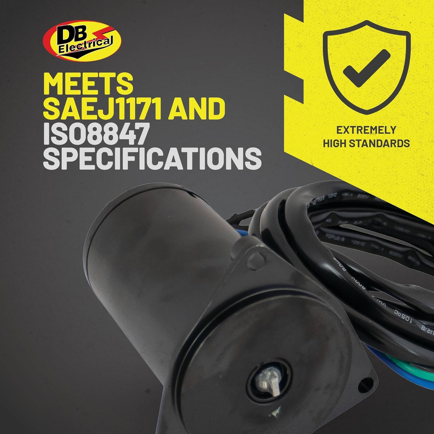 DB Electrical 430-20007 Power Tilt Trim Motor Compatible With/Replacement for Evinrude, Johnson, OMC, Sea-Drive All Models 81-92/391264, 393259, 393988, 394176, 983019 /PT301NM /18-6759/6220 image number 4