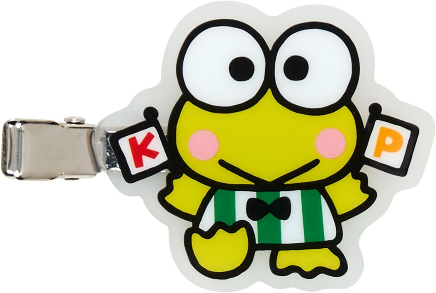 Sanrio 451011 Bangs Clip (Sunrio Always Sanrio) Kerokeroppi Hair Clip, Set of 2 image number 1