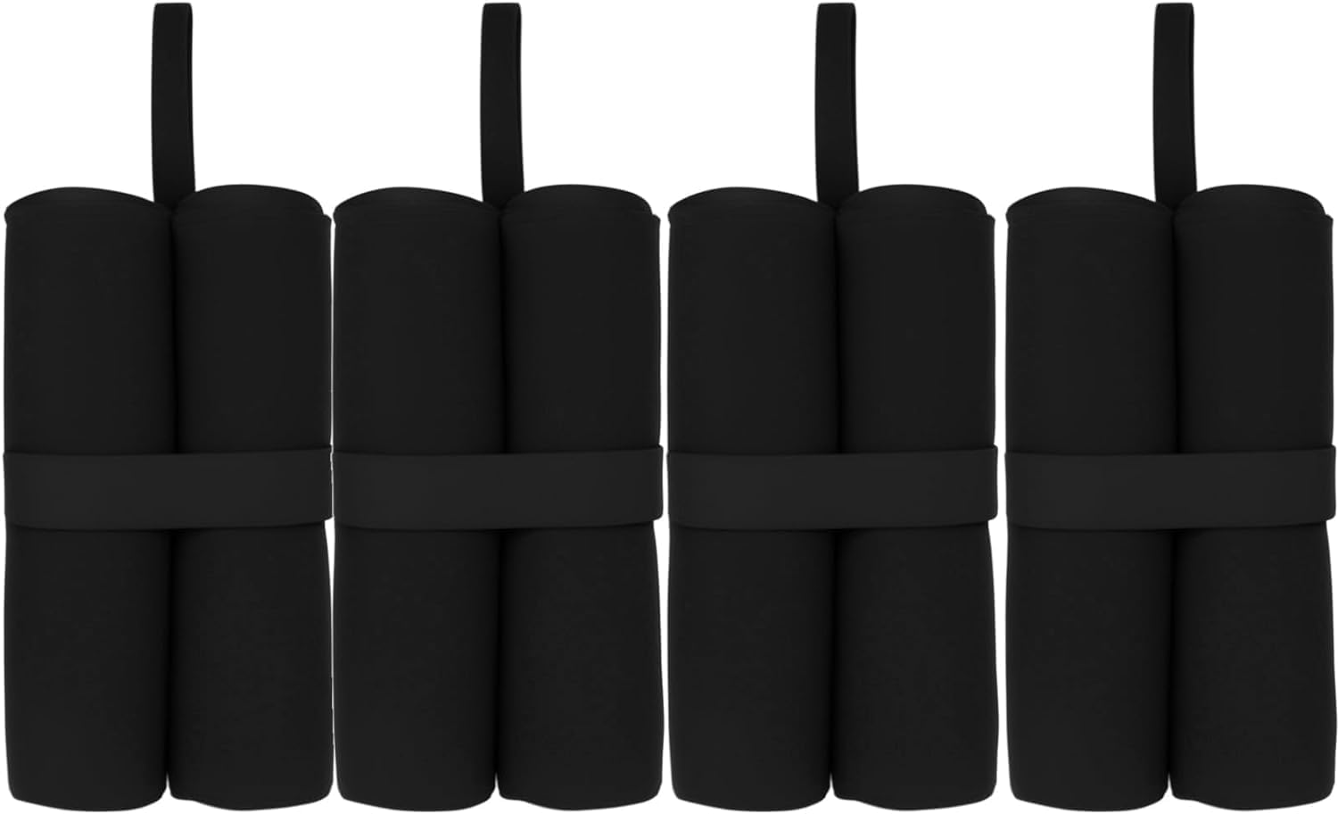 MOOCY White Sand Bags(120Lbs) for Pop up Canopy Tent,1680D Heavy Duty White Canopy Weight Perfectly Matched with White Canopy/Gazebo/Patio Umbrellas,Set of 4