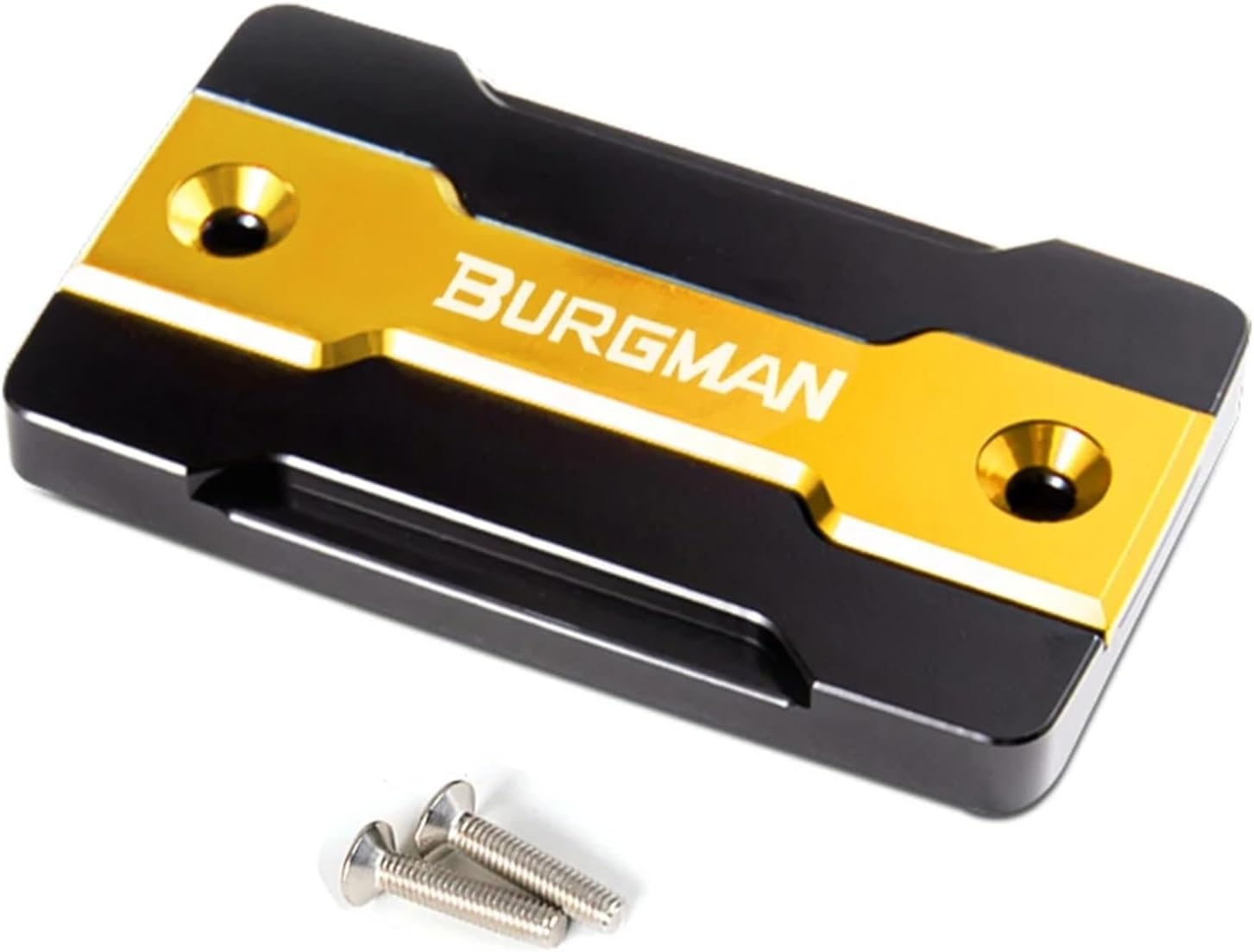 DWESWQQ Fit for BURGMAN 650 AN650 BURGMAN650 2004-2021 2022 2023 2024 Motorcycle Front Brake Fluid Fuel Tank Cover Protection Accessories(Two Black)