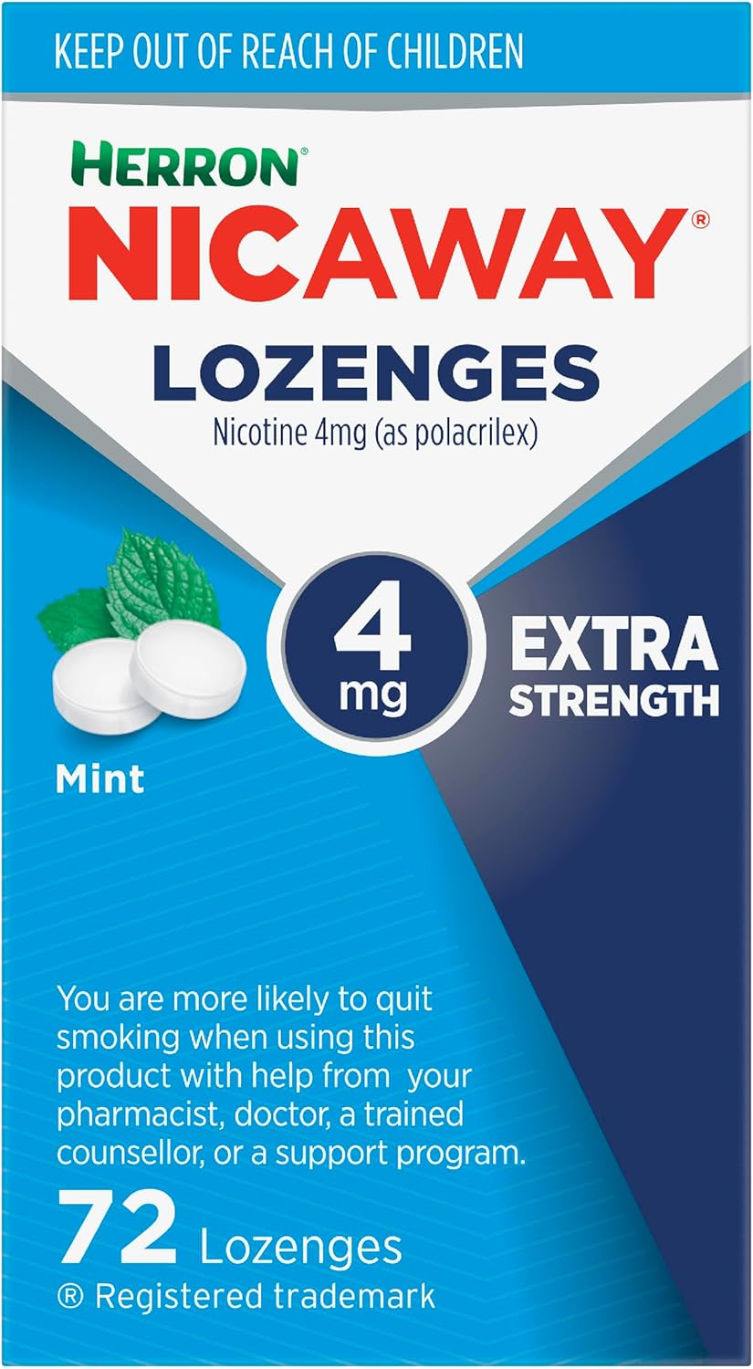 Nicaway 4Mg Stop Smoking Mint Lozenge (Pack of 72) image number 3