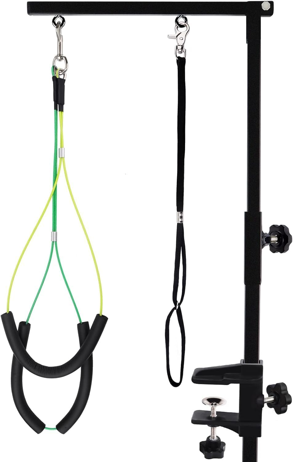 Foldable Pet Dog Grooming Arm with Clamp, Kalolary Dog Grooming Loop Noose & Two No Sit Haunch Holder, 35.5" Height Adjustment Grooming Arm for for Medium & Small Dogs image number 4