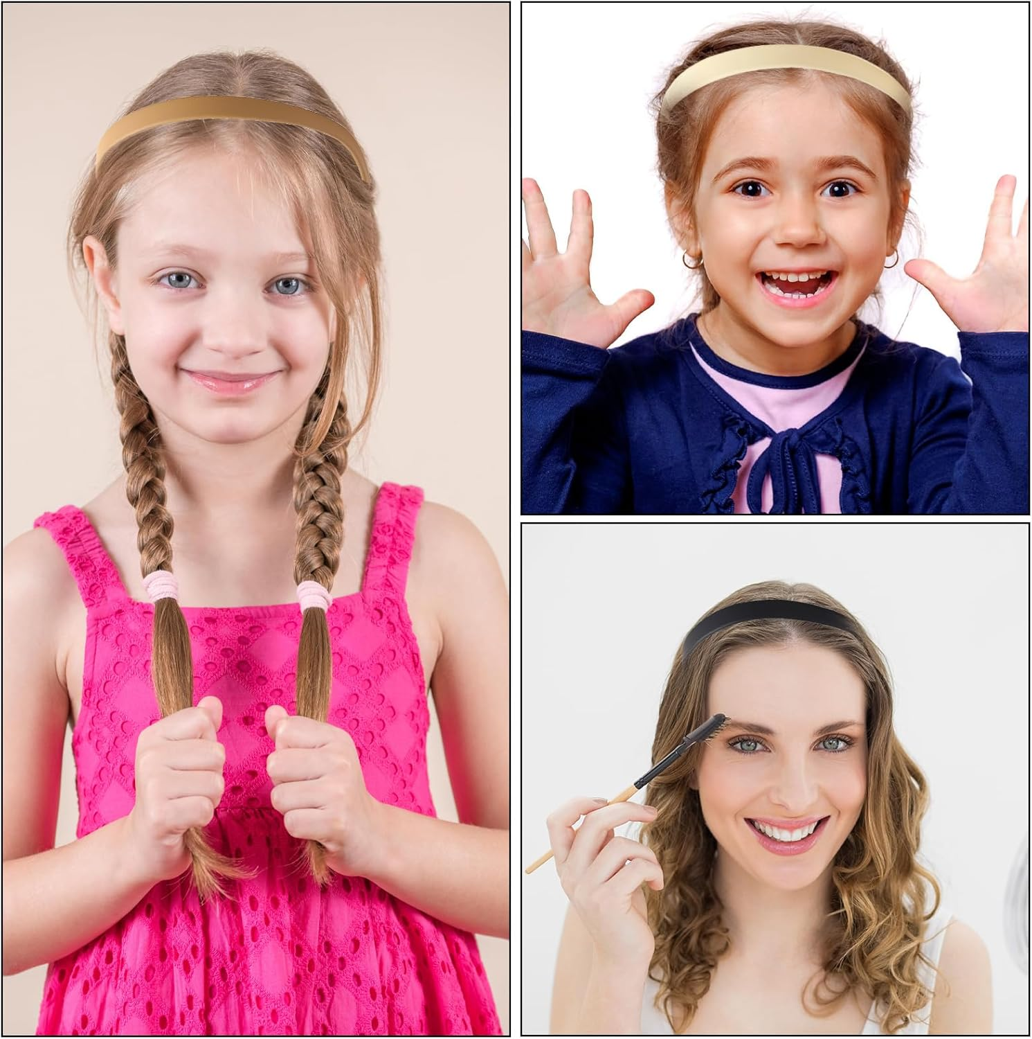 Zigzag Headband, Non-Slip Headband, Make up Headband image number 2