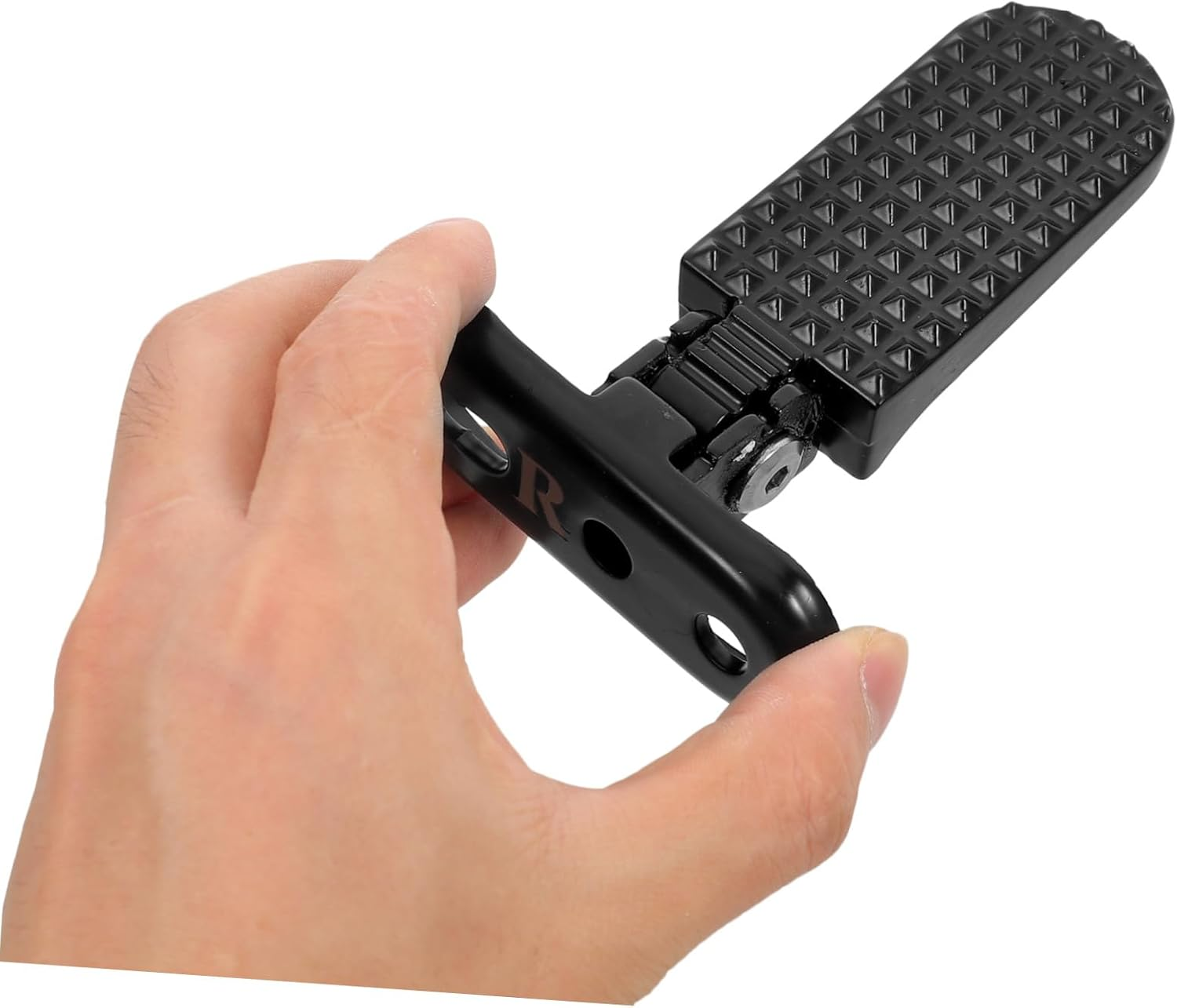 BRIGHTFUFU Scooter Foot Pegs Mount Rear Pedals Bike Pegs for Electric Mopeds Easy Install Rear Footrest Support Bike image number 2