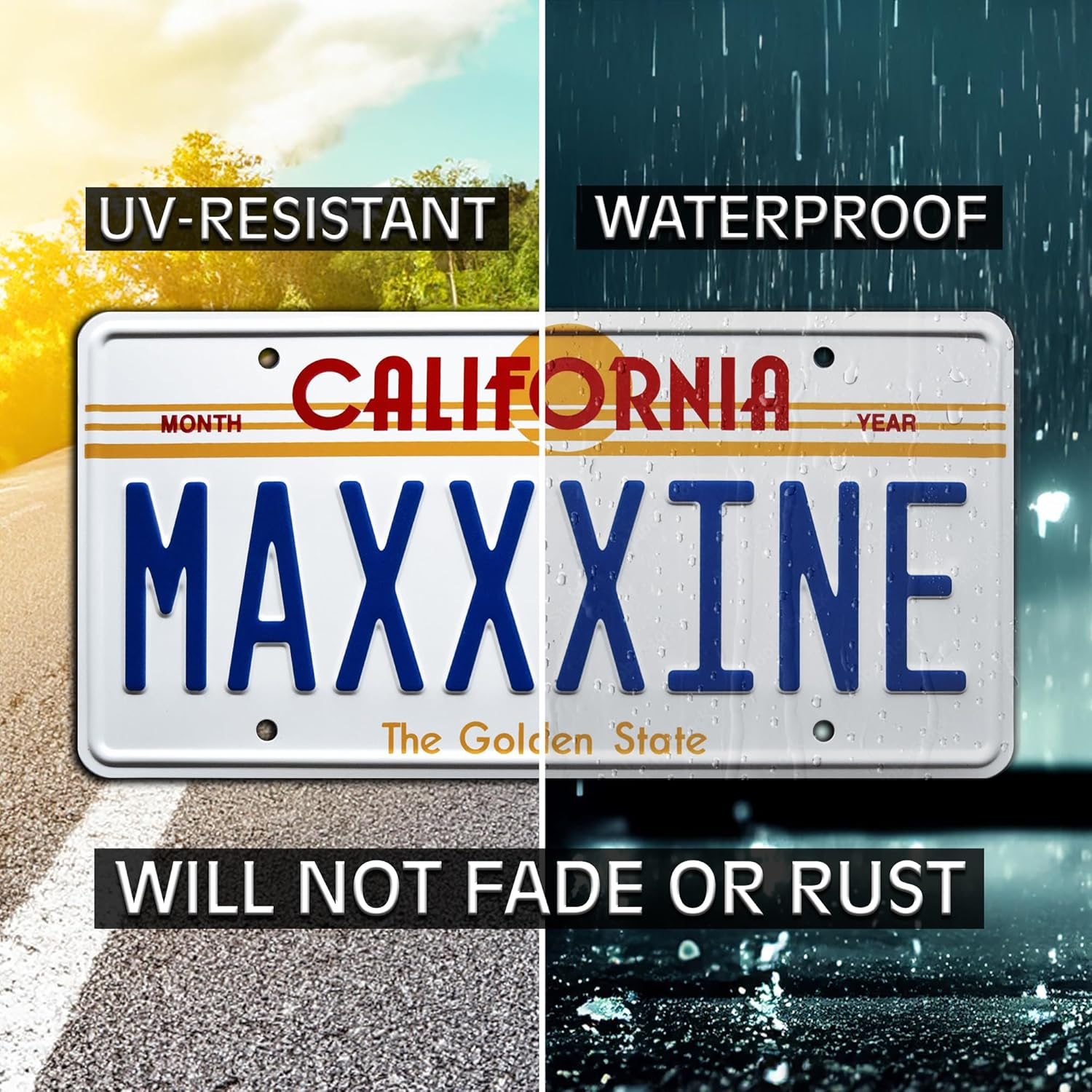 Maxxxine | Mia Goth | Metal Stamped License Plate image number 2