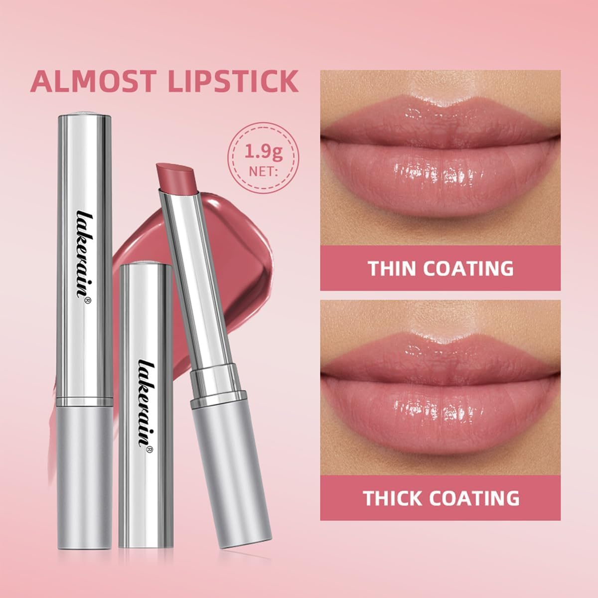 Honey Lipstick Tinted Lip Balm, Nourishing and Hydrating Lip Gloss, Natural Glossy Lipstick for Women (Black Honey)