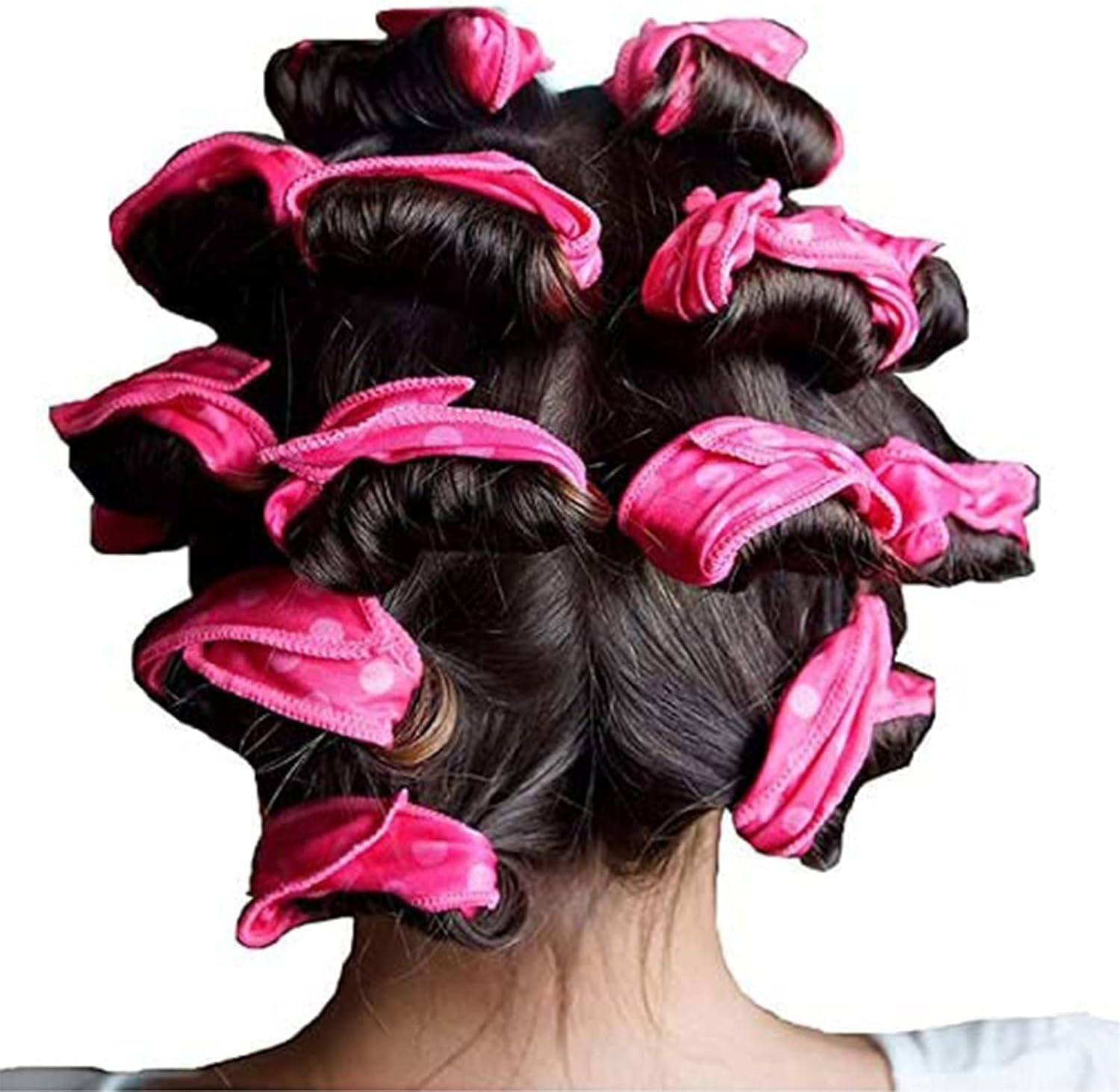 ZUJIACUN Foam Hair Rollers for Curly Hair - No Heat, Sleep-Friendly Curlers for Long & Short Hair, Travel-Friendly DIY Hair Styling Tool (10 Pcs, 5 Colors) image number 3