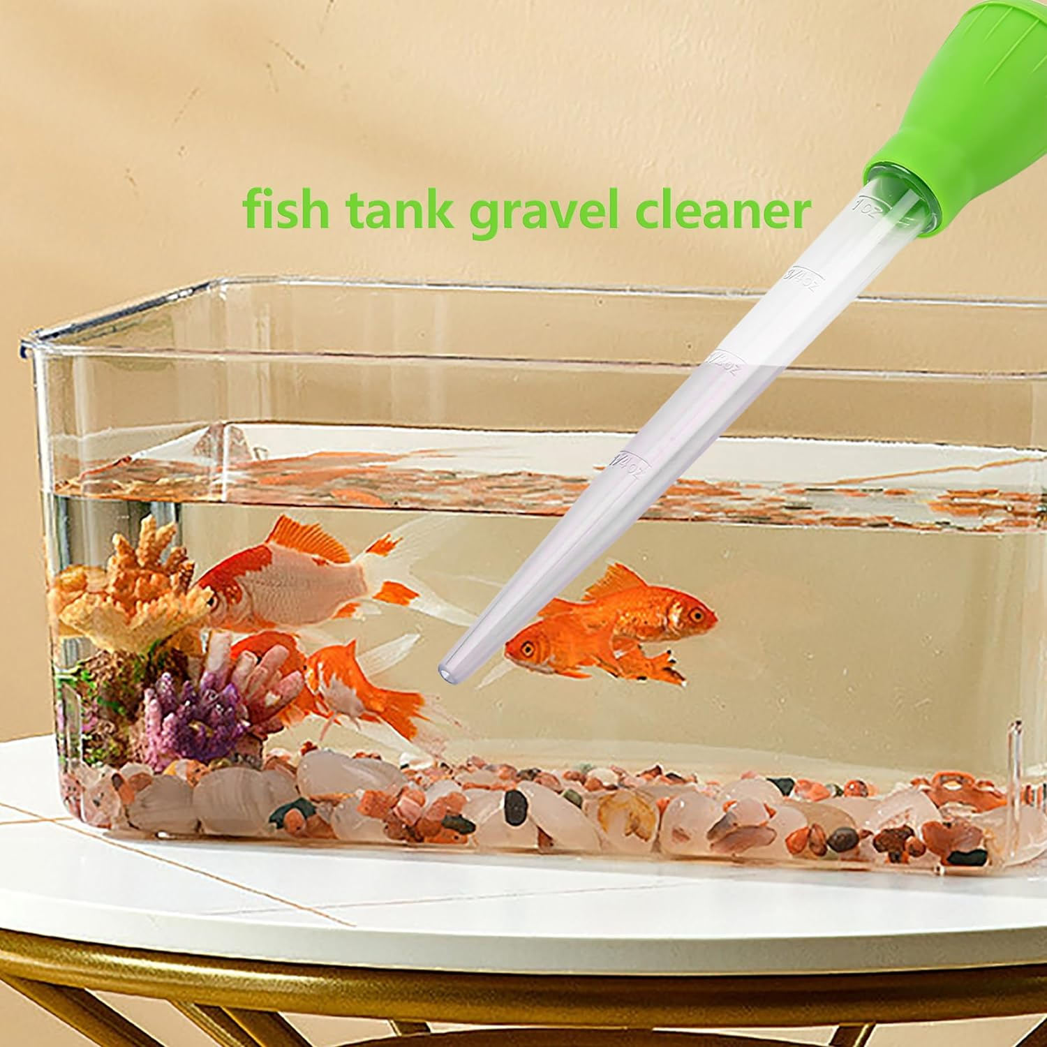 2Pcs Manual Fish Tank Cleaning Tools,30Ml Aquarium Water Changer,21 Inches Multifunction Siphon Dropper for Fish Bowl Waste Remover,Aquarium Bottom Gravel Waste Clean,Coral Feeder(Blue) image number 3