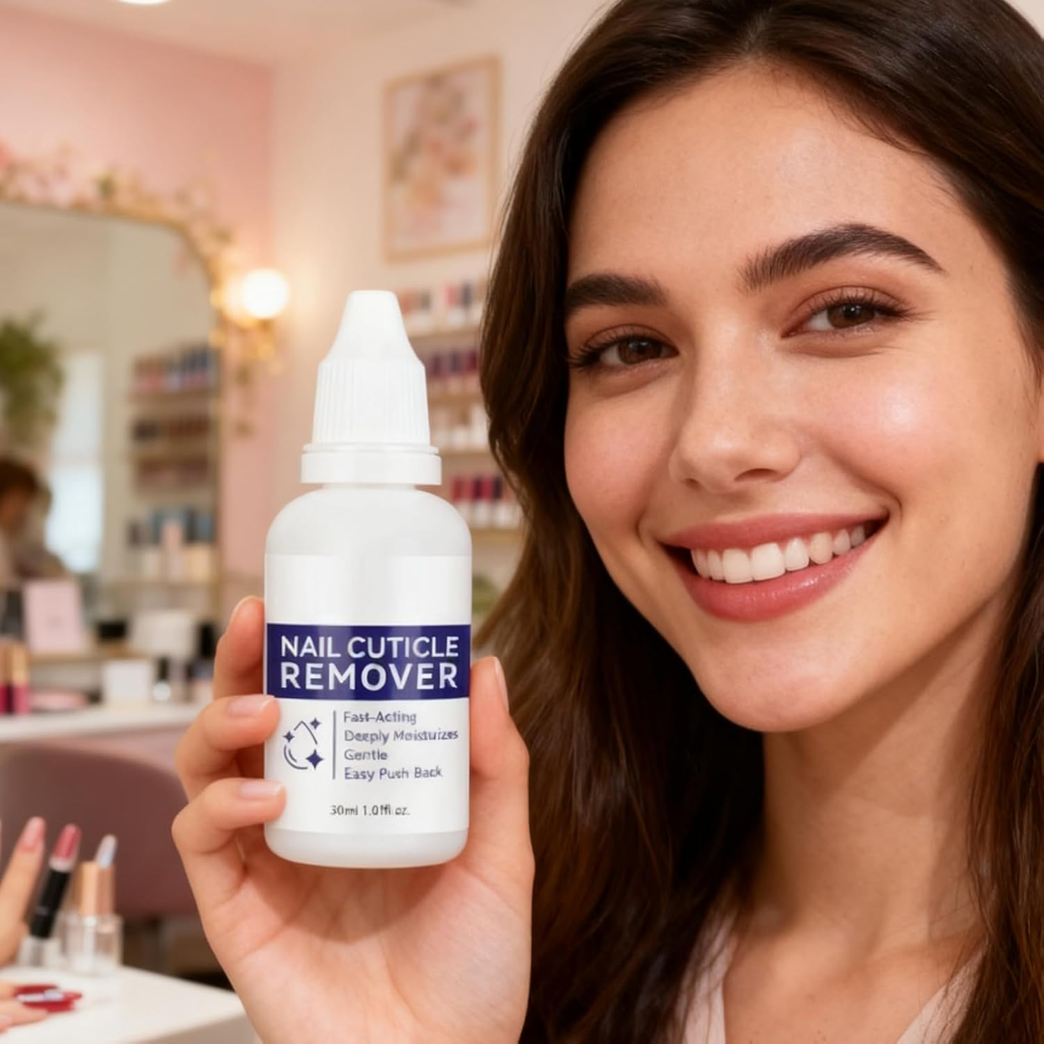 Cuticle Remover Liquid,Instant Hydrating Manicure Tools | 30Ml Moisturizing Cuticle Softener Gel - for Dead Skin Hangnails Brittle Beauty Routine Daily Salon Home Travel Foot Manicure image number 2