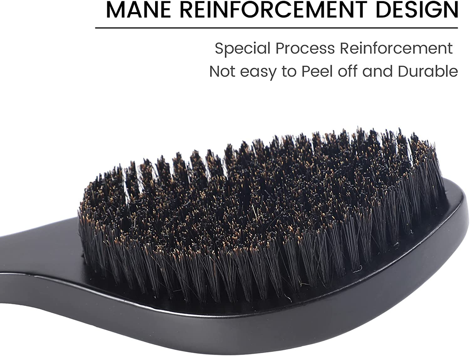 Gyorwst Magic Wave Brush Curved Wave Brush Soft and Wild Boar image number 5