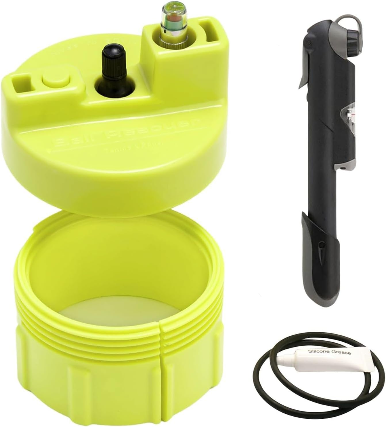 BALL RESCUER: Tennis/Padel Ball Life Extender &ndash; Converts Plastic Tennis/Padel Ball Containers to a 30 Psi Ball Pressurizer &ndash; Needs a Bicycle Pump to Pressurize (Ball Container and Pump Not Included).