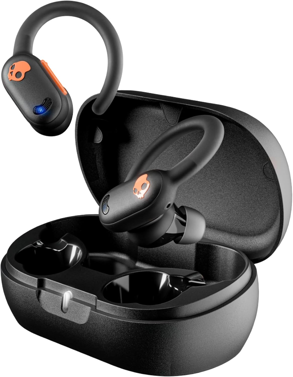 Skullcandy Push ANC Active Wireless Earbuds, Black/Orange image number 3