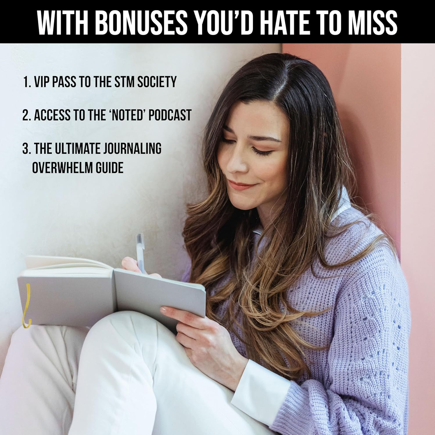 A5 Bullet Dotted Journal Notebook by STM | Thick Bleedproof 160Gsm Paper, 150 Pages | Lay Flat Vegan Leather Hardcover | 2 Bookmarks, Printed Page Numbers | Black Pen | 5.75 X 8.5 in | Bottle Green image number 2