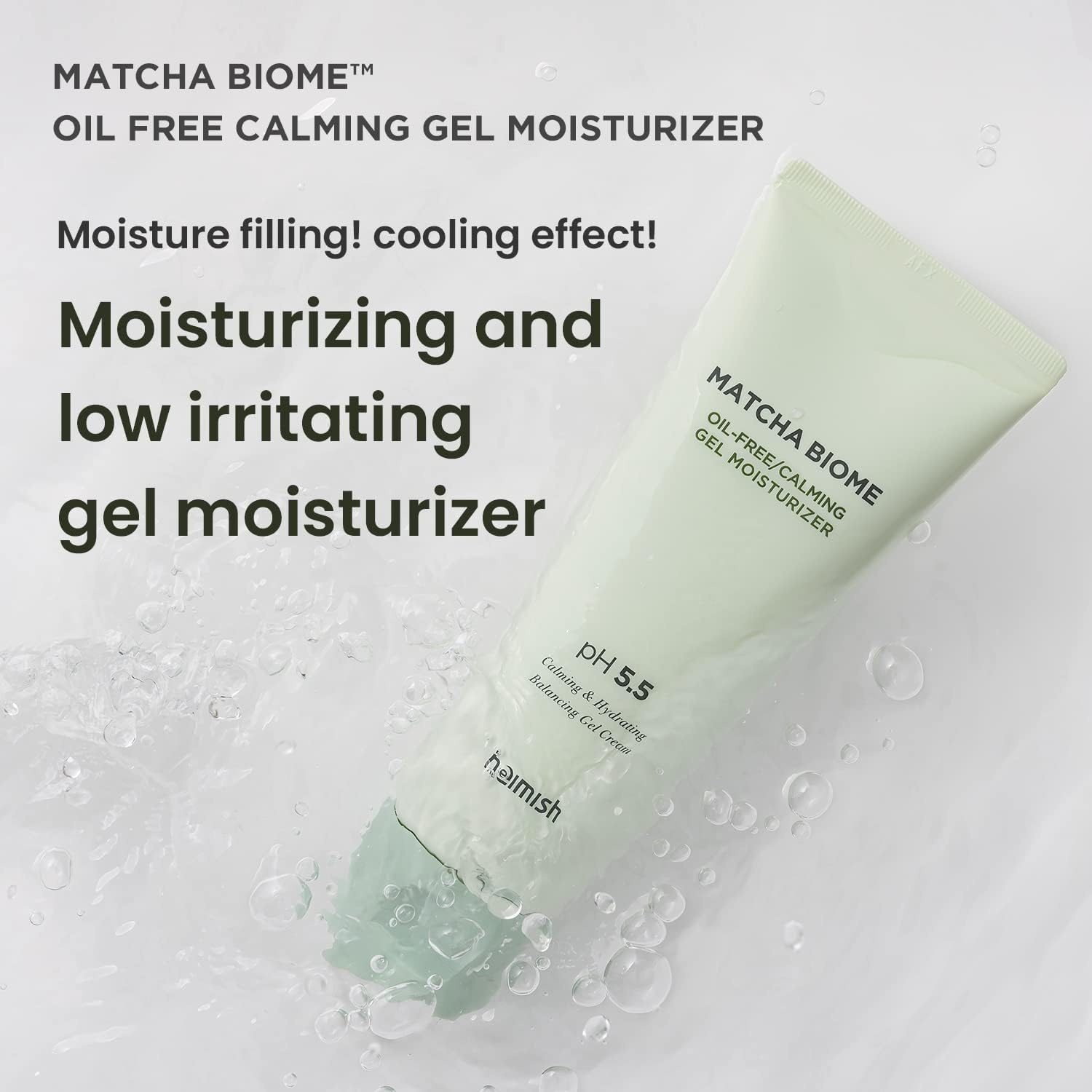Heimish Matcha Biome Oil-Free Calming Gel Moisturizer 100 Ml image number 4