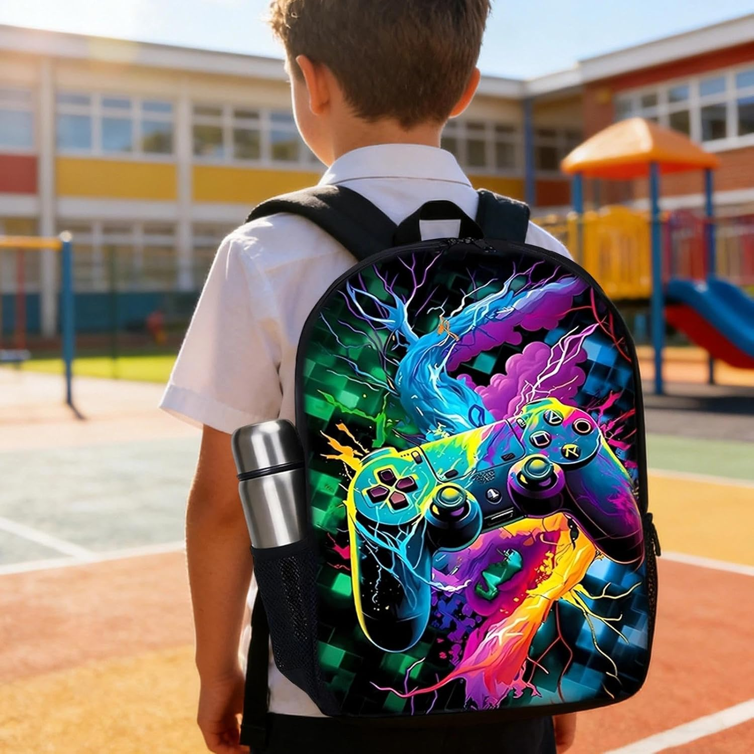 Fakcrkun FUUNY Gaming Backpack Set image number 3