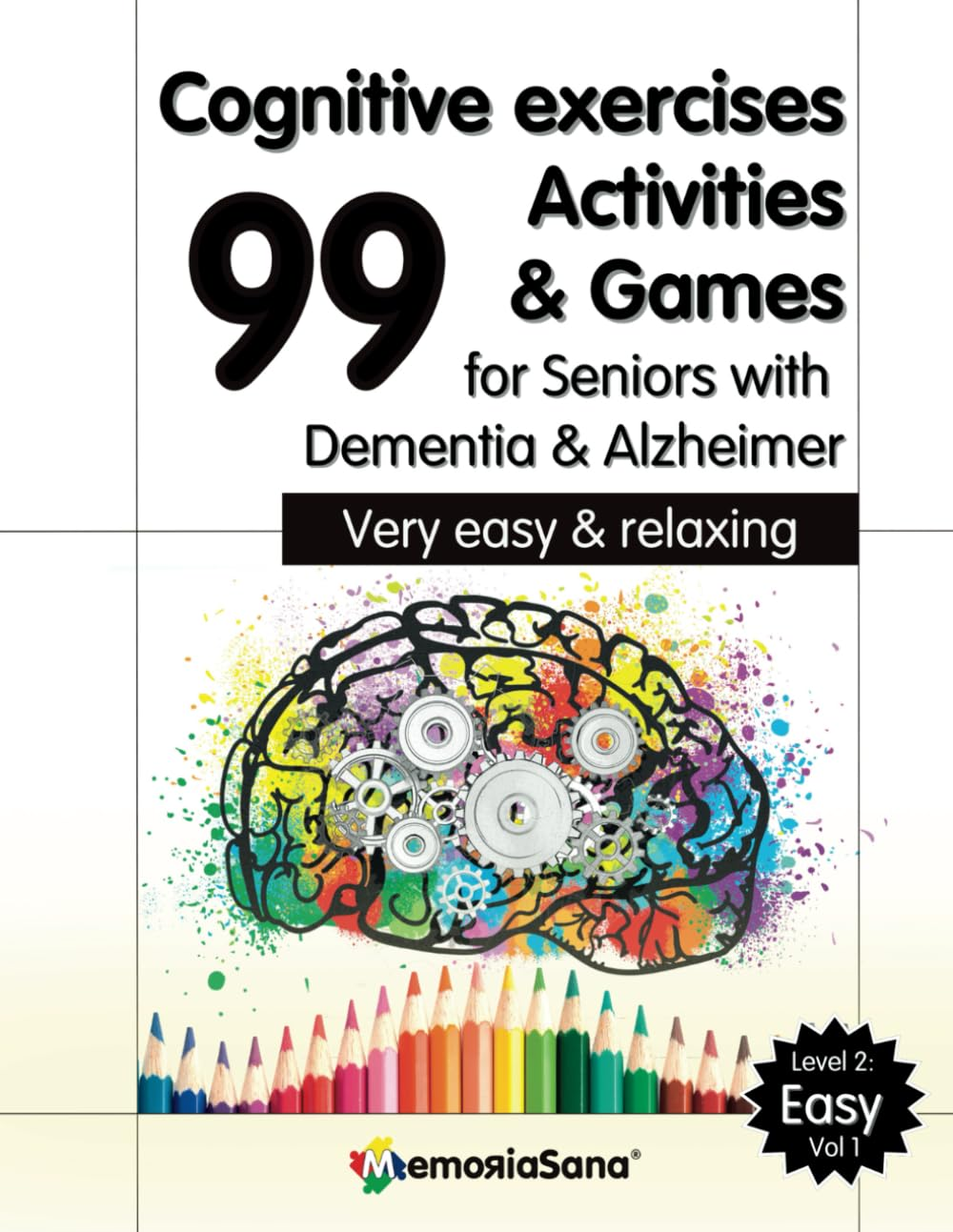 Cognitive Exercises, Activities & Games for Seniors with Dementia & Alzheimer: Memory Activity Book Large Print. Very Easy & Relaxing image number 1