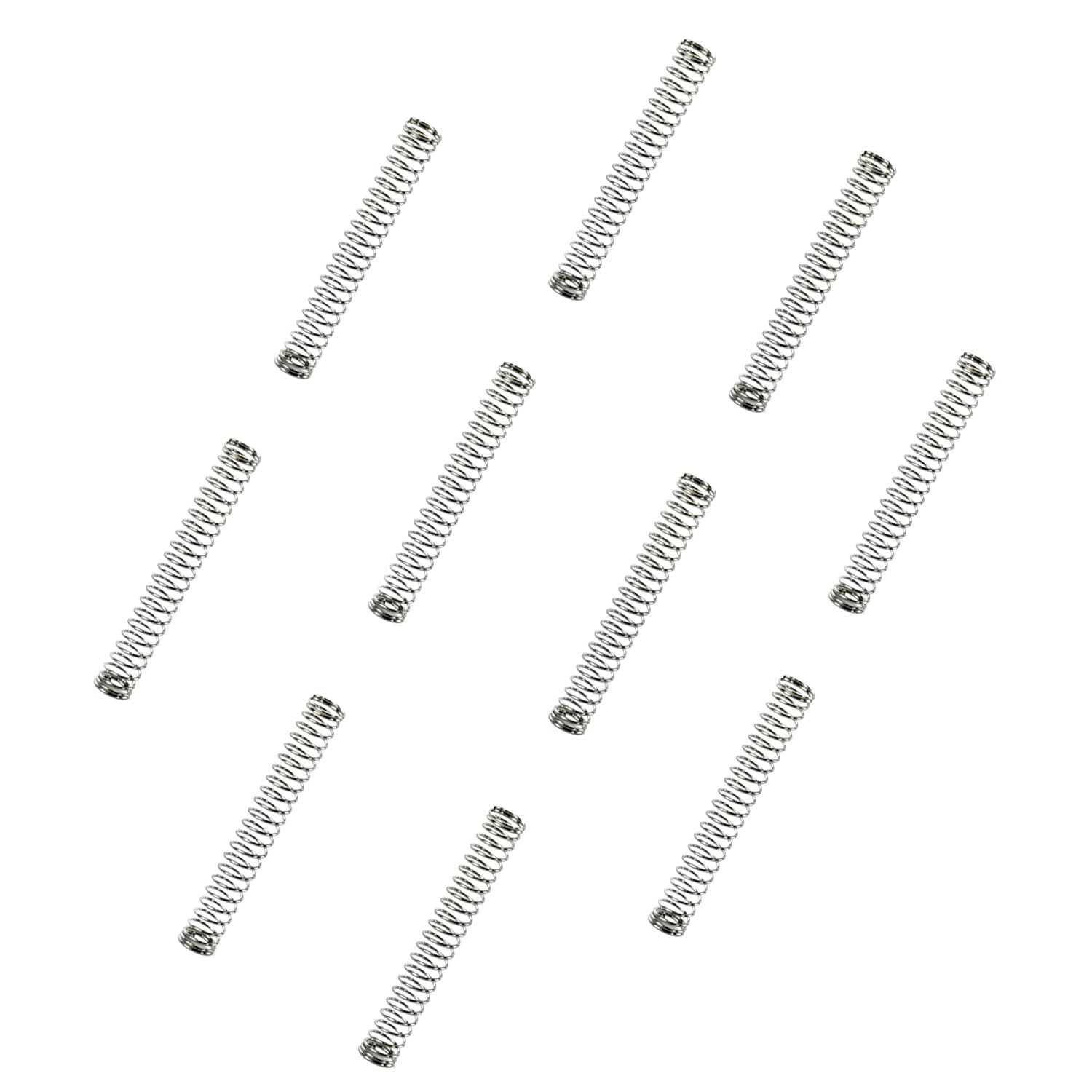 BOROLA 10PCS 25N Compression Springs, Stainless Steel Wire Dia 0.5Mm, OD 3Mm, 25Mm Free Length, 8Mm Compressed Length, Small Coil Springs for DIY Tools, Toys, Electronics, Repairs image number 3