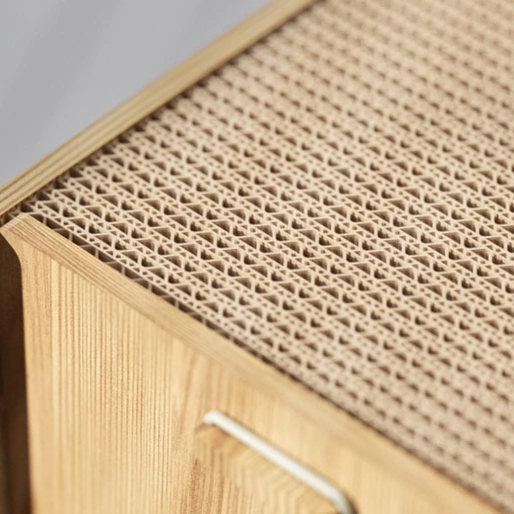 Indoor Cat Nest Four-Season Cat Nest Enclosed Cat House Solid Wood Pet Nest