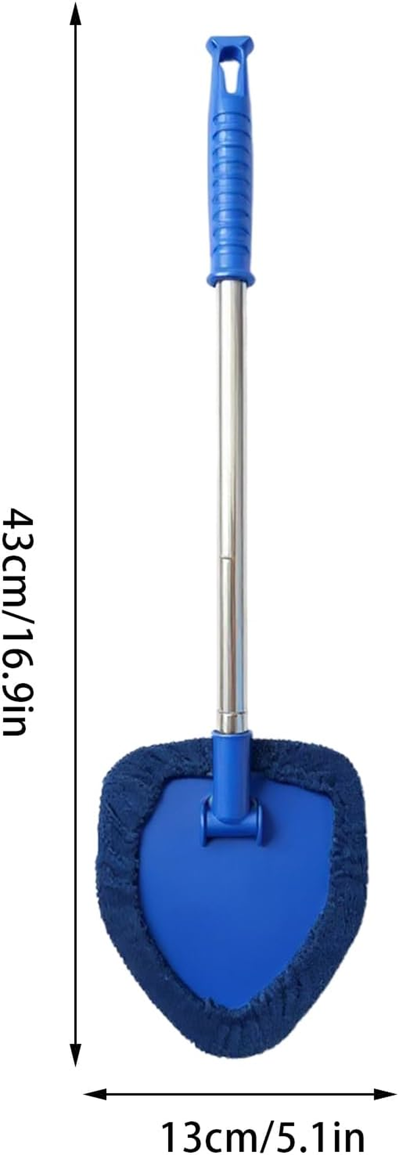 Vgvgaj Windshield Cleaner Inside,Non Slip Compact Tool,Auto Window Cleaner | for Automotive Vehicle Trunk Home Indoor Garage Outdoor Father Friend - Blue image number 5