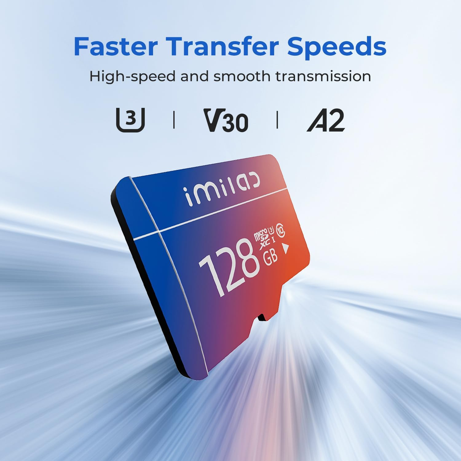 IMILAB Microsdxc UHS-I Memory Card, U3, A2, V30, Class 10, Micro SD Card Compatible with IMILAB Security Camera (128, GB) image number 1