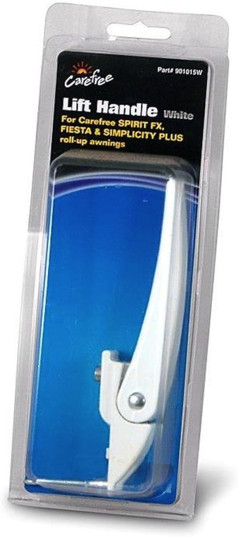 Carefree 901015W White Travel RV Awning Replacement Lift Handle image number 1