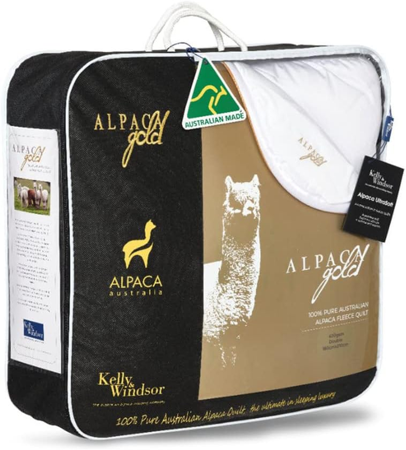Kelly & Windsor Alpaca Gold 200 Quilt, Queen image number 1