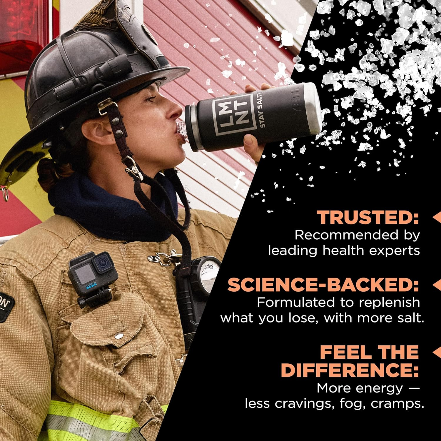 LMNT Zero Sugar Electrolytes - Grapefruit Salt | Drink Mix | 30-Count image number 5