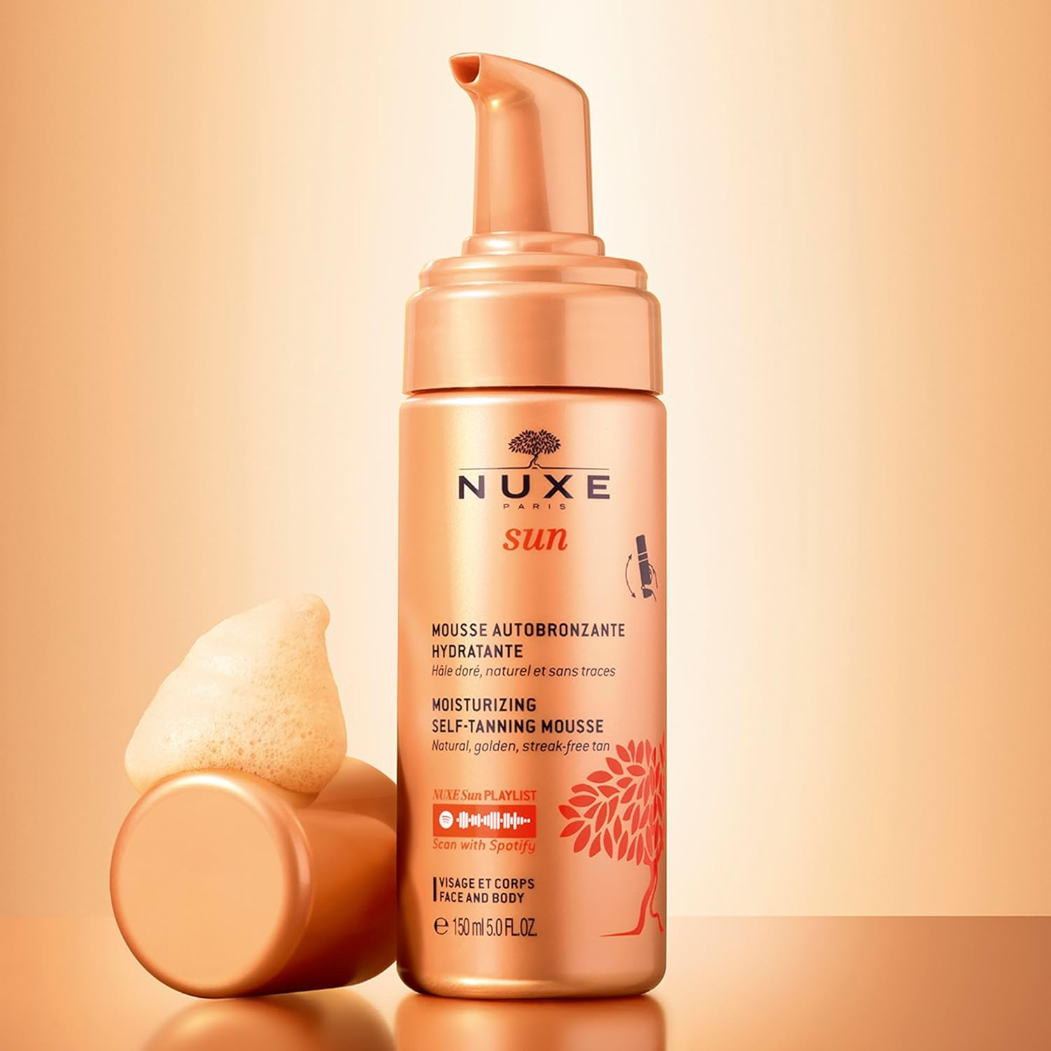 Nuxe Sun Moisturizing Self-Tanning Mousse 150 Ml image number 5