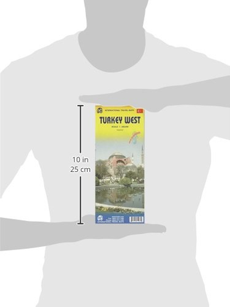 Turkey West Travel Reference Map 1:550,000 Waterproof image number 3