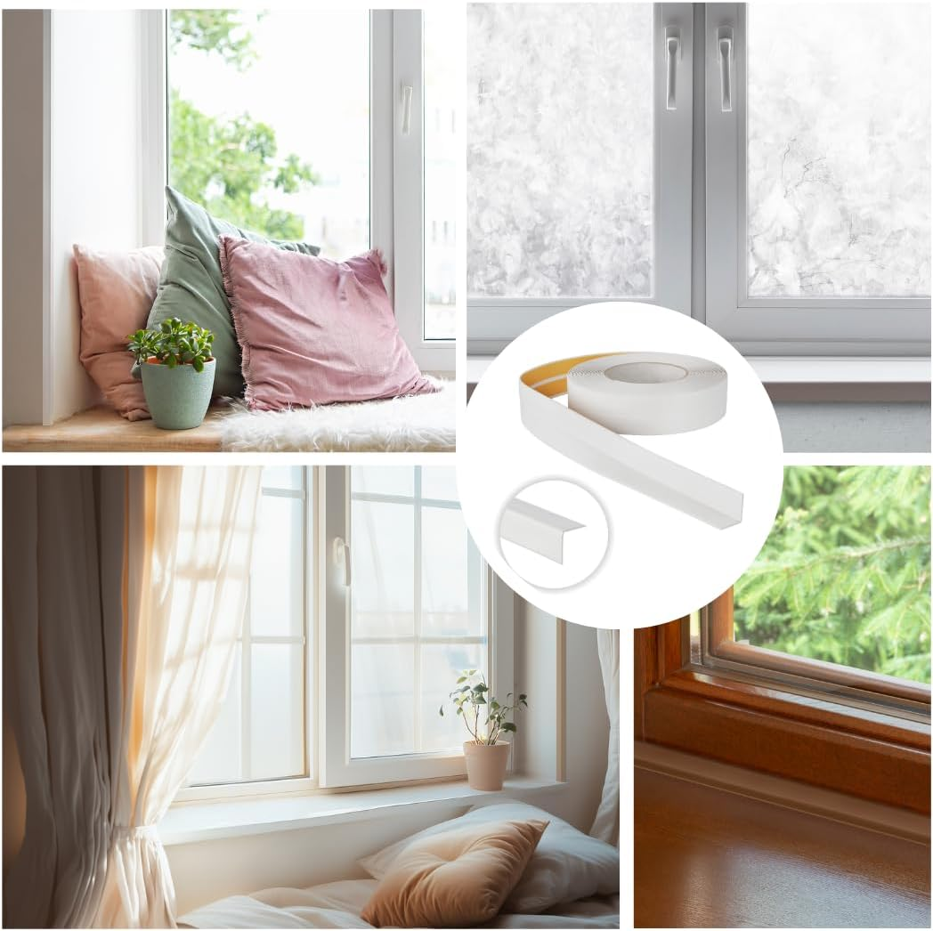 Profipvc Soft Skirting Board, 30 X 30 Mm, 10 M, for Kitchen and Bathroom, Self-Adhesive PVC End Strip, Flexible Kink Strip, Joint Sealing Tape, Light Grey image number 4