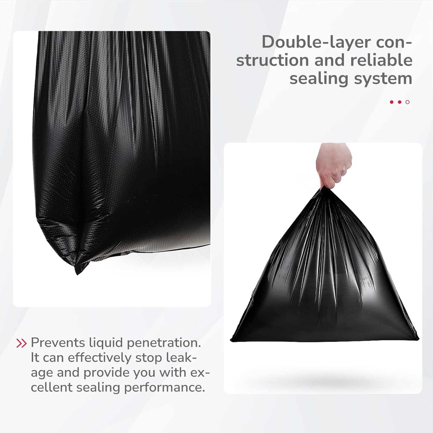 100 Pcs Ostomy Pouch Disposable Bags 11X15.7 Inches, Zip Seal Closure, High Sealing to Lock Out Odors, Ostomy Waste Disposal Bags for Colostomy Waste Bags Nappies Incontinence Pads image number 3