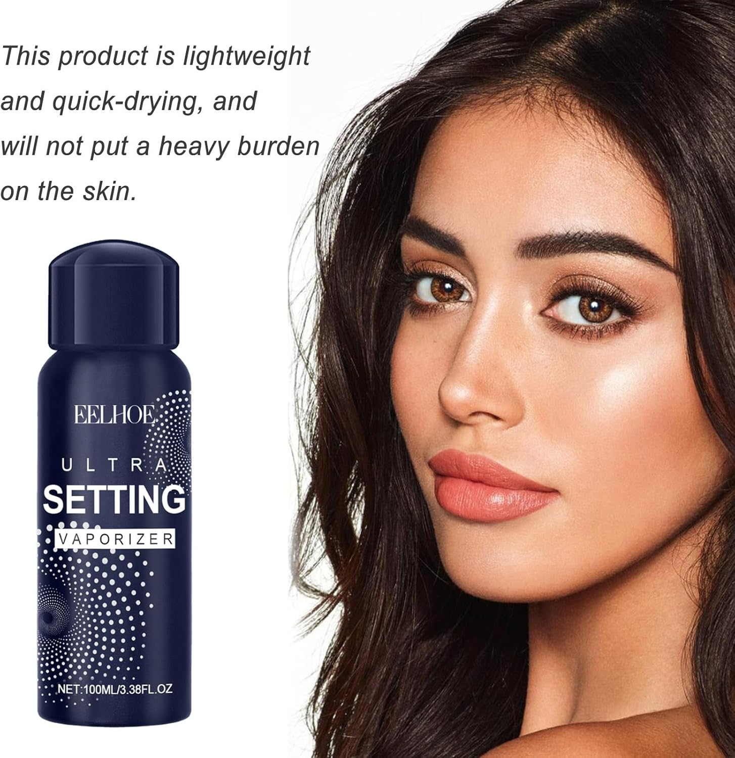 Makeup Setting Spray Lightweight Waterproof Waterproof Sweatproof Not Easy to Take off Makeup Halo Makeup Oil Control Refreshing Holding Spray image number 3