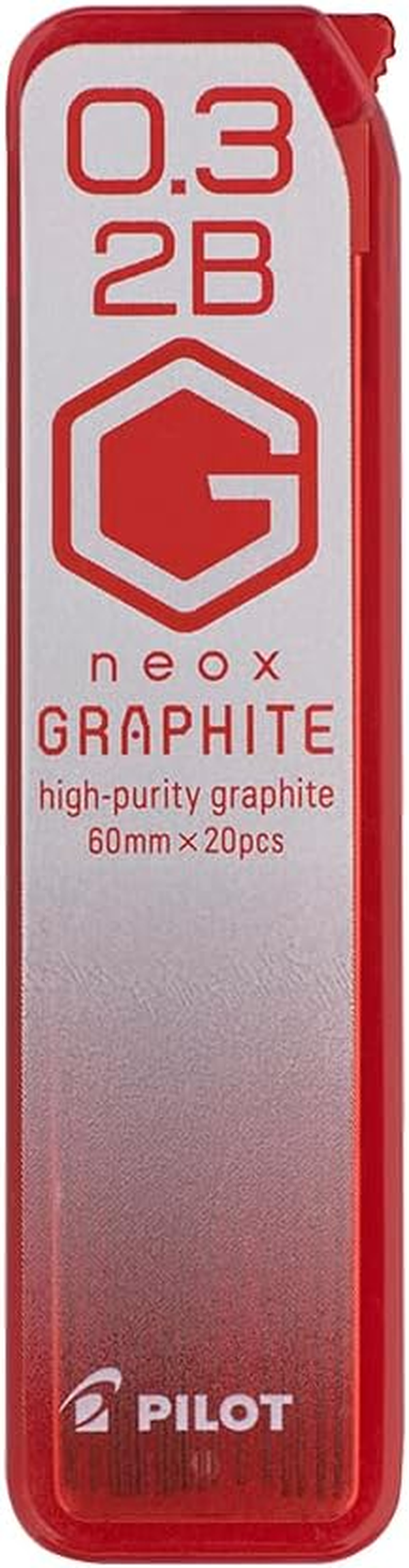 Pilot G Neox B Grade Graphite Mechanical Pencil Lead Refills, 0.3 Mm Lead Size