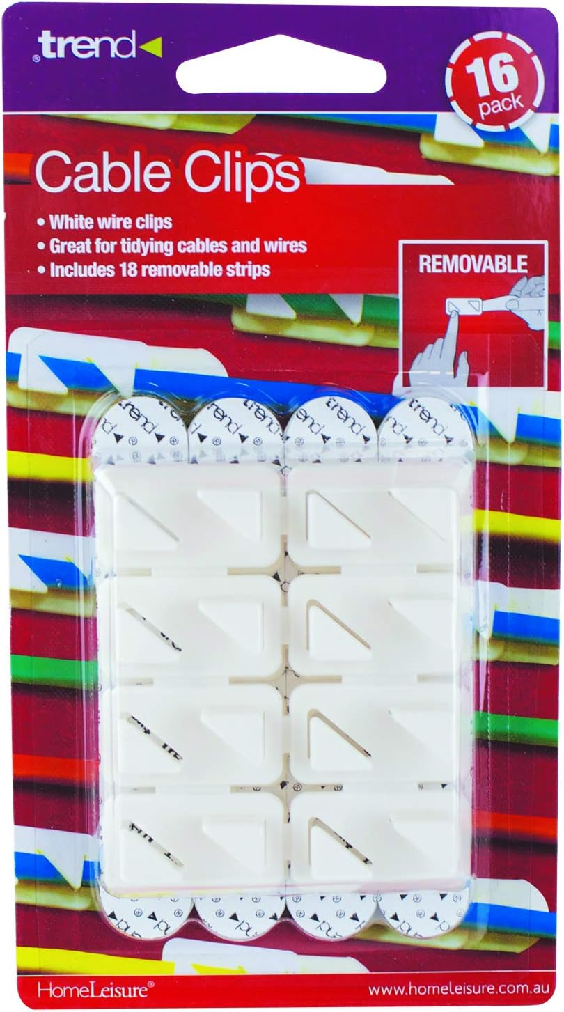 Homeleisure Trend Cable Clips Pack of 16
