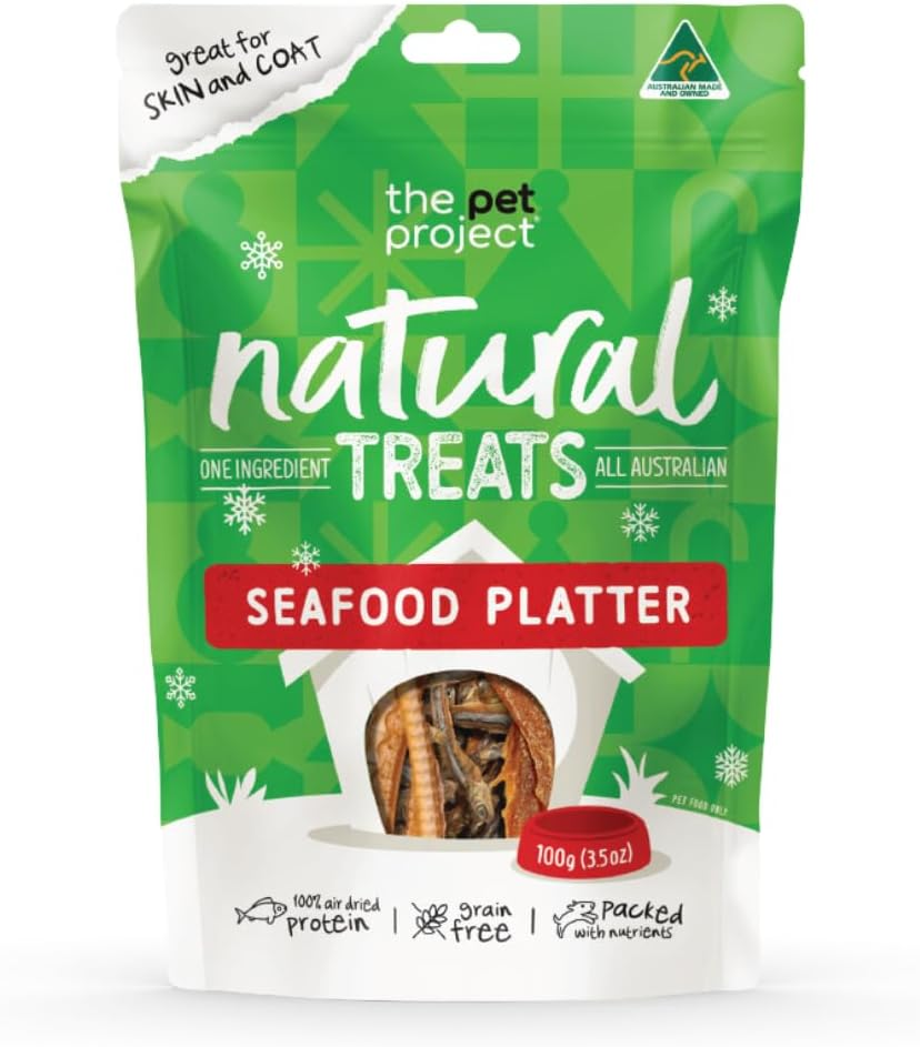 The Pet Project Seafood Platter: Natural Christmas Dog Treats with Shark Cartilage and Fish &ndash; 100% Australian Made Treats for Your Furry Friend! image number 2