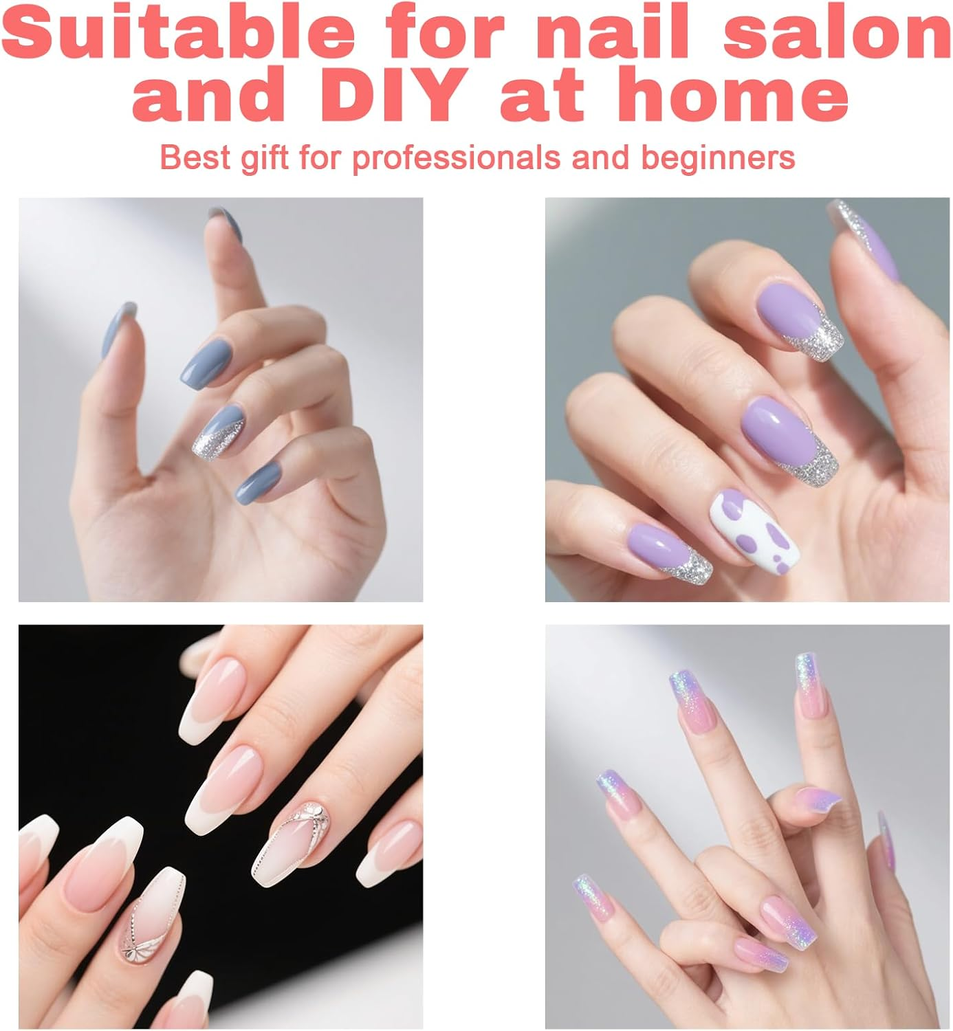 Tzylomirx 3 Pcs Professional Acrylic Nail Brush Set - Nails Tools for Acrylic Powder Application, 3D Carving & Nail Art Extension Essential Nails Tech Supplies for Home Manicure (8/10/14) image number 4