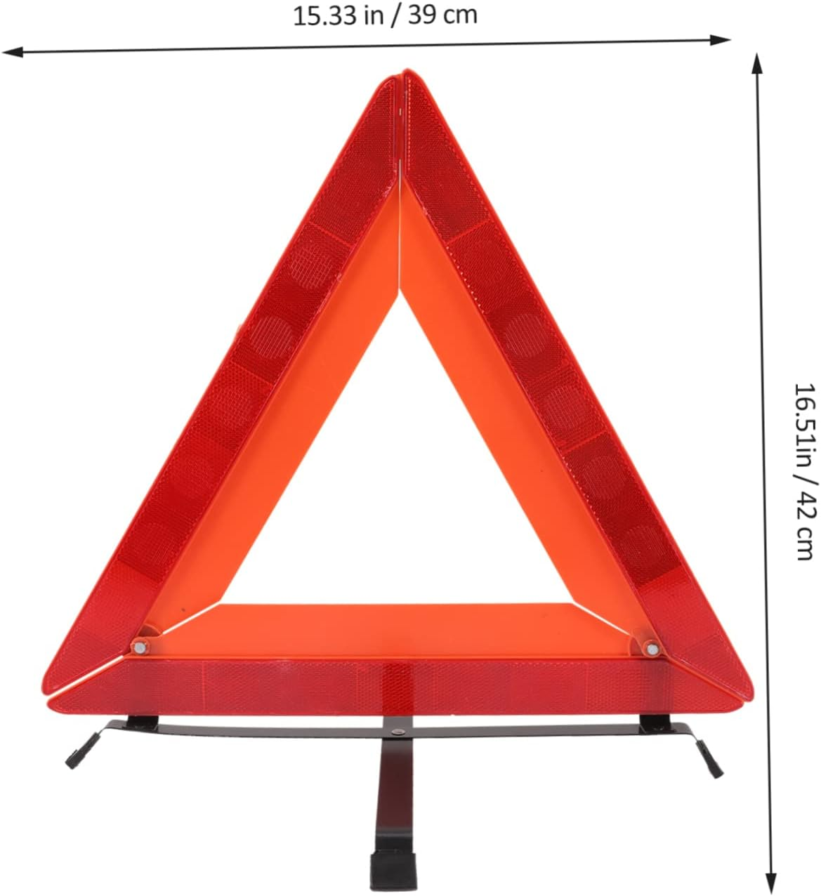 KICHOUSE Warning Triangle Reflective Roadside Triangles Reflector Car Essentials
