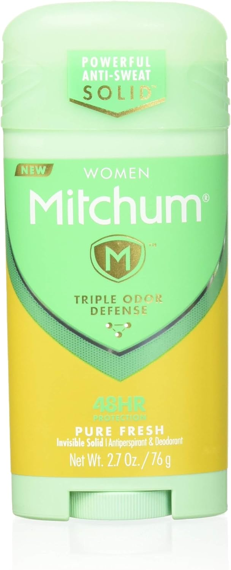 Mitchum Women Triple Odor Defense Invisible Solid 48HR Antiperspirant & Deodorant, Pure Fresh, 2.7 OZ - 6 Pack image number 3