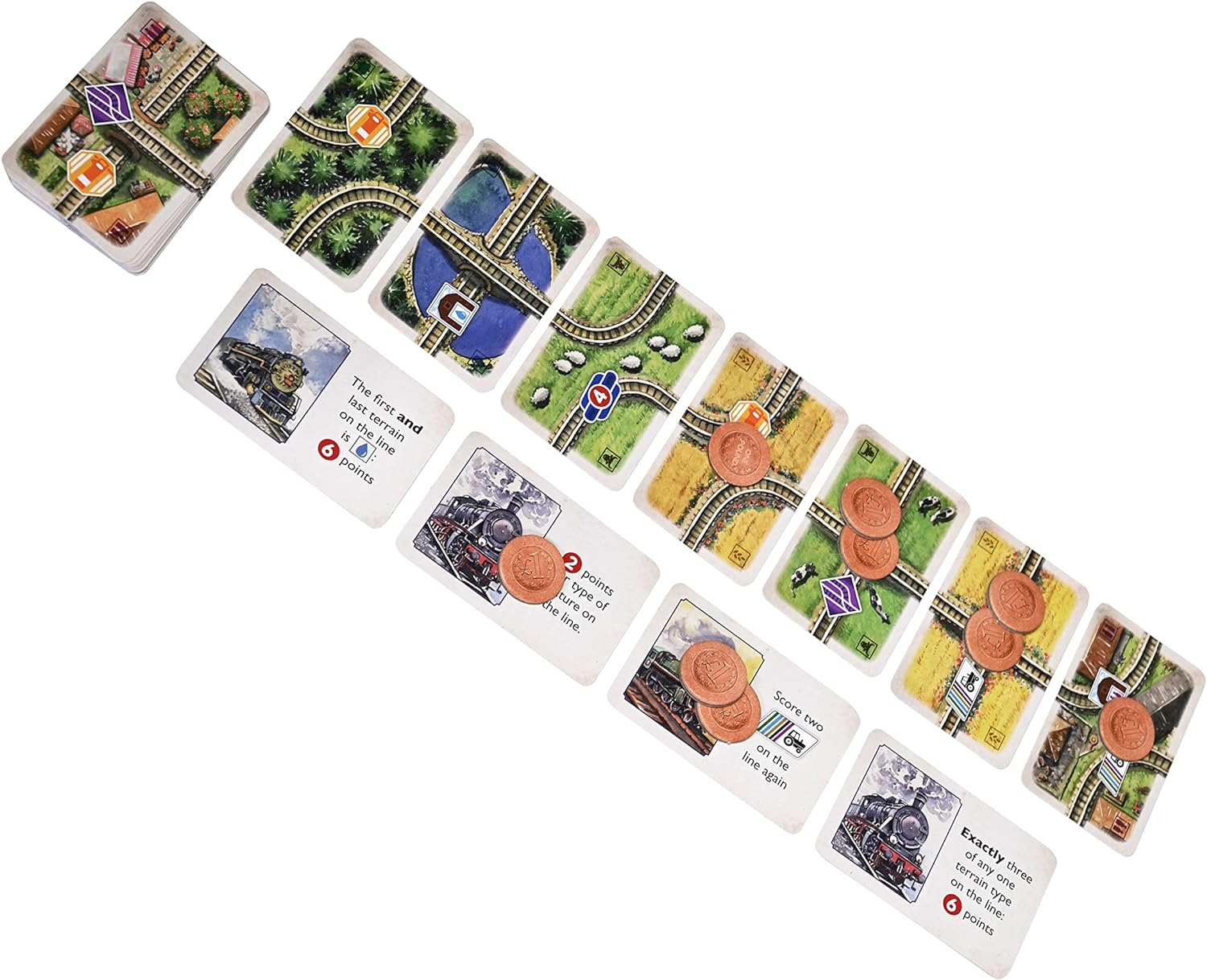 Osprey Games Village Rails Card Game image number 4