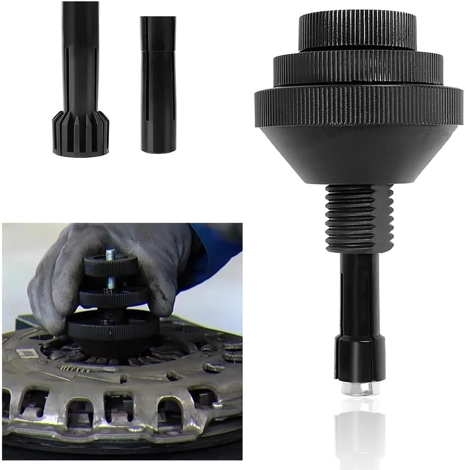 Clutch Alignment Tool,Universal Car Alignment Tool Kit for Most Cars and Light Trucks Clutch,Car Accessories Single Disc Clutch Alignment Plates Tool with 2 Plastic Sleeve image number 3