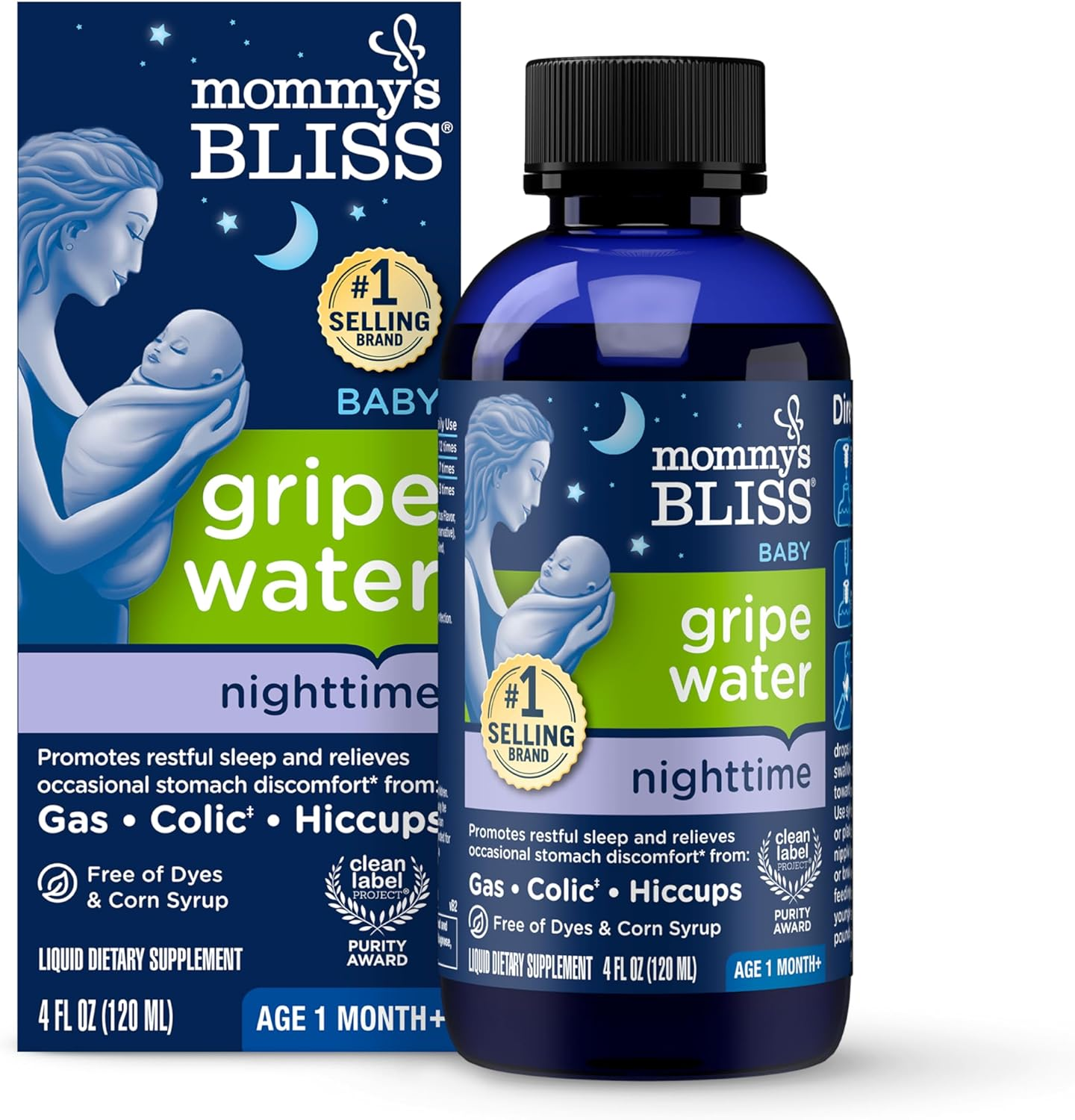Mommy'S Bliss - Gripe Water Night Time - 4 FL OZ Bottle